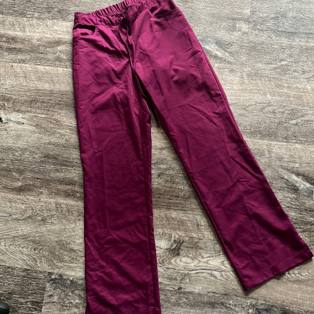 NEVER WORN Grey’s Anatomy nursing pants.  Maroon